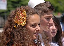 Photographie de jeunes Albanais de Macédoine du Nord en 2010