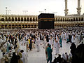 Keadaan di Masjidil Haram.