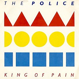 Обложка сингла The Police «King of Pain» (1984)