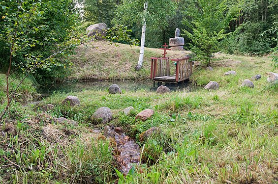 Hramiaki spring in Pastavy District. Photograph: Dehty