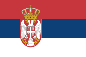 Vlag van Servië