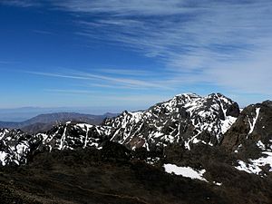 Pogled na planinu Toubkal