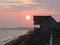 Summer sunset along Beach Point, North Truro, Massachusetts