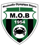 Logo du Mouloudia olympique Béjaïa ⵎⵓⵍⵓⴷⵢⴰ ⵓⵍⴰⵎⴱⵉⴽ ⵏ ⴱⴳⴰⵢⴻⵜ (ber)