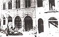 Il palazzo nell'estate 1945, alla fine della seconda guerra mondiale