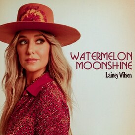 Обложка сингла Лэйни Уилсон «Watermelon Moonshine» (2023)