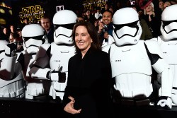 Kathleen Kennedy at Star Wars 7 premiere