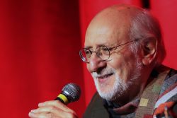 NEW YORK, NEW YORK - JANUARY 12:  Musician Peter Yarrow performs as part of the "Voices on The Hudson" series at City Vineyard on January 12, 2020 in New York City. (Photo by Al Pereira/Getty Images).