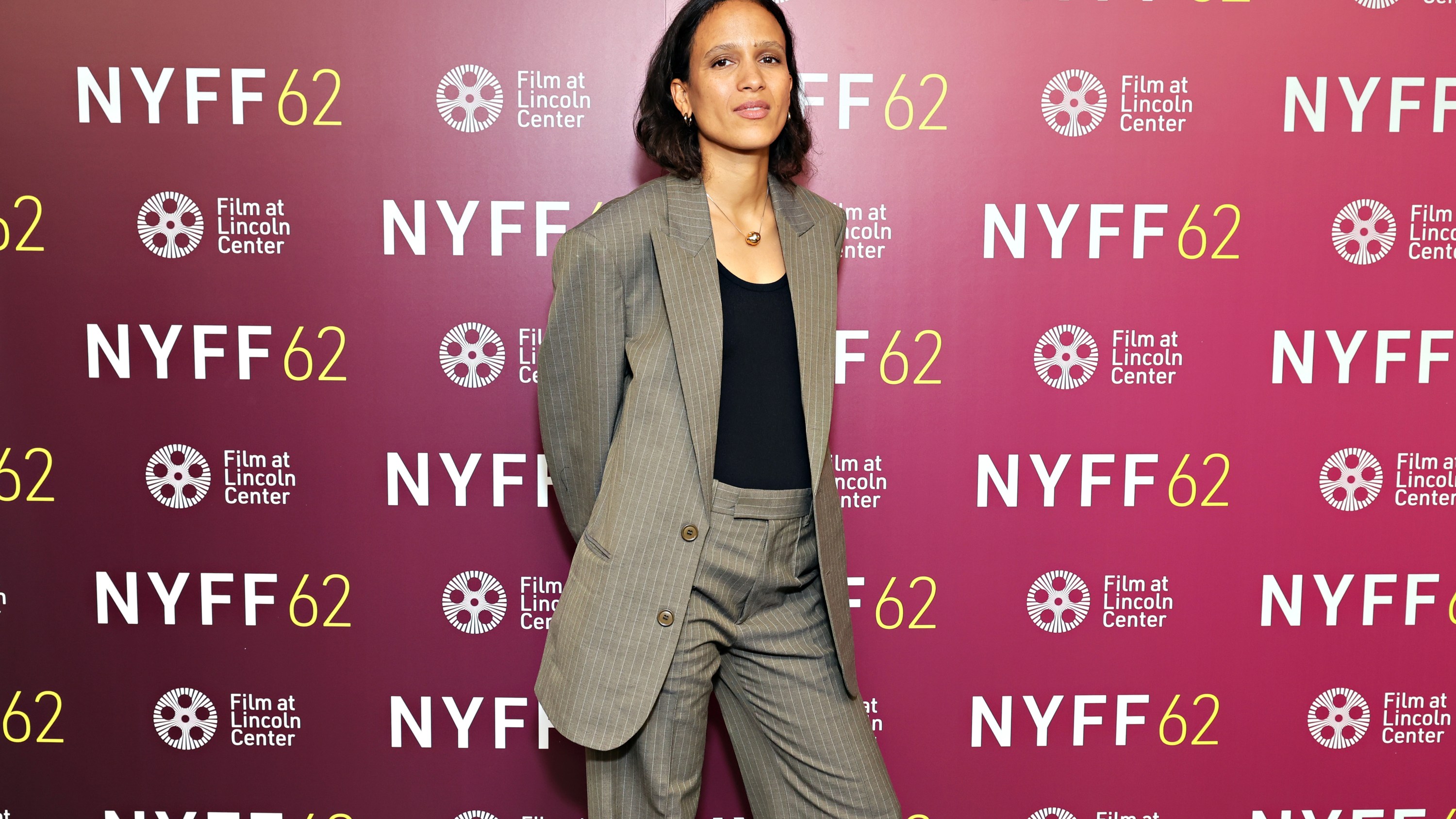 NEW YORK, NEW YORK - SEPTEMBER 28: Mati Diop poses backstage at the 'Dahomey' screening during the 62nd New York Film Festival at Alice Tully Hall, Lincoln Center on September 28, 2024 in New York City. (Photo by Cindy Ord/Getty Images for FLC)