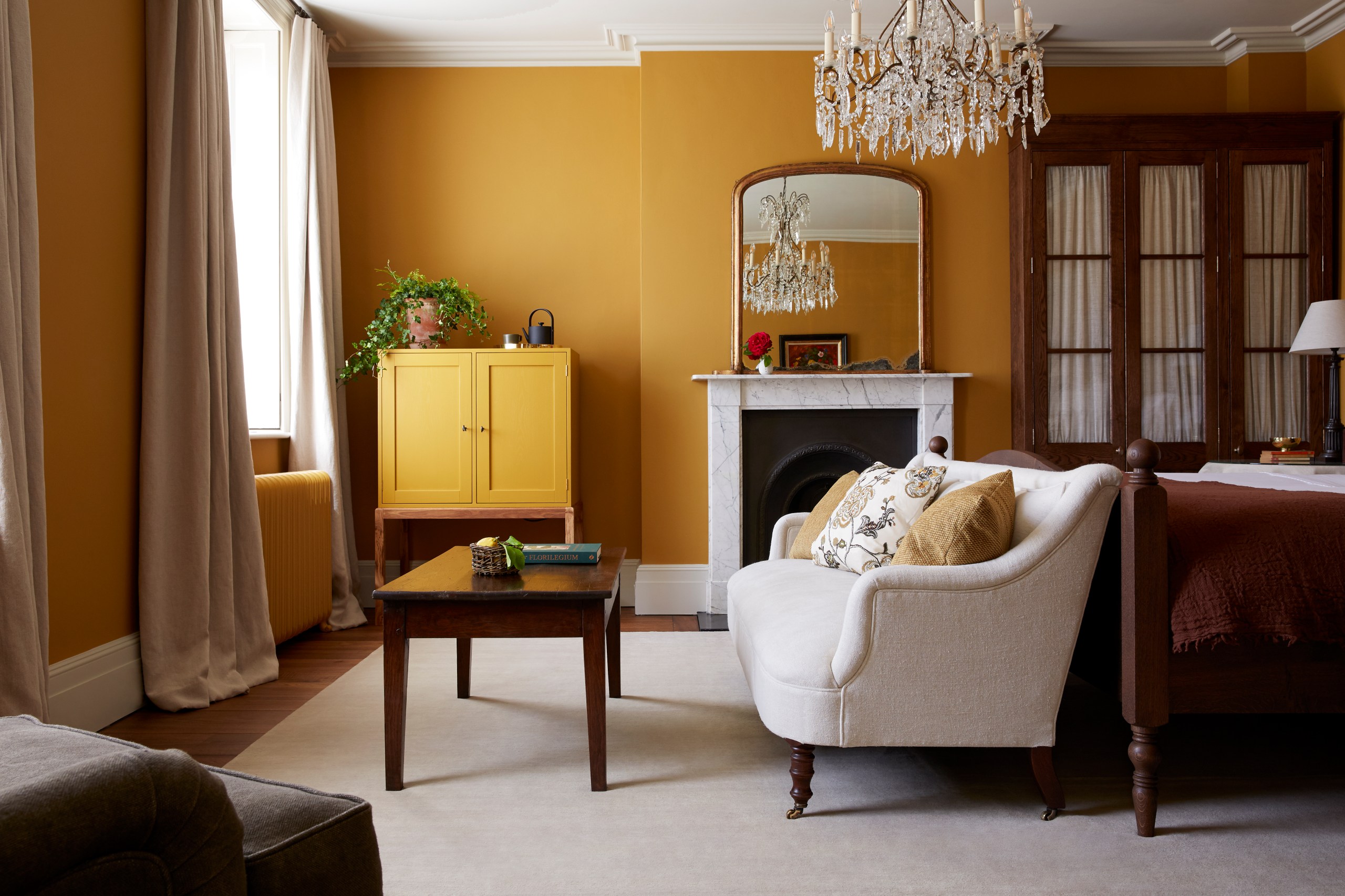 A bedroom at Heckfield Place Hotel in Hampshire