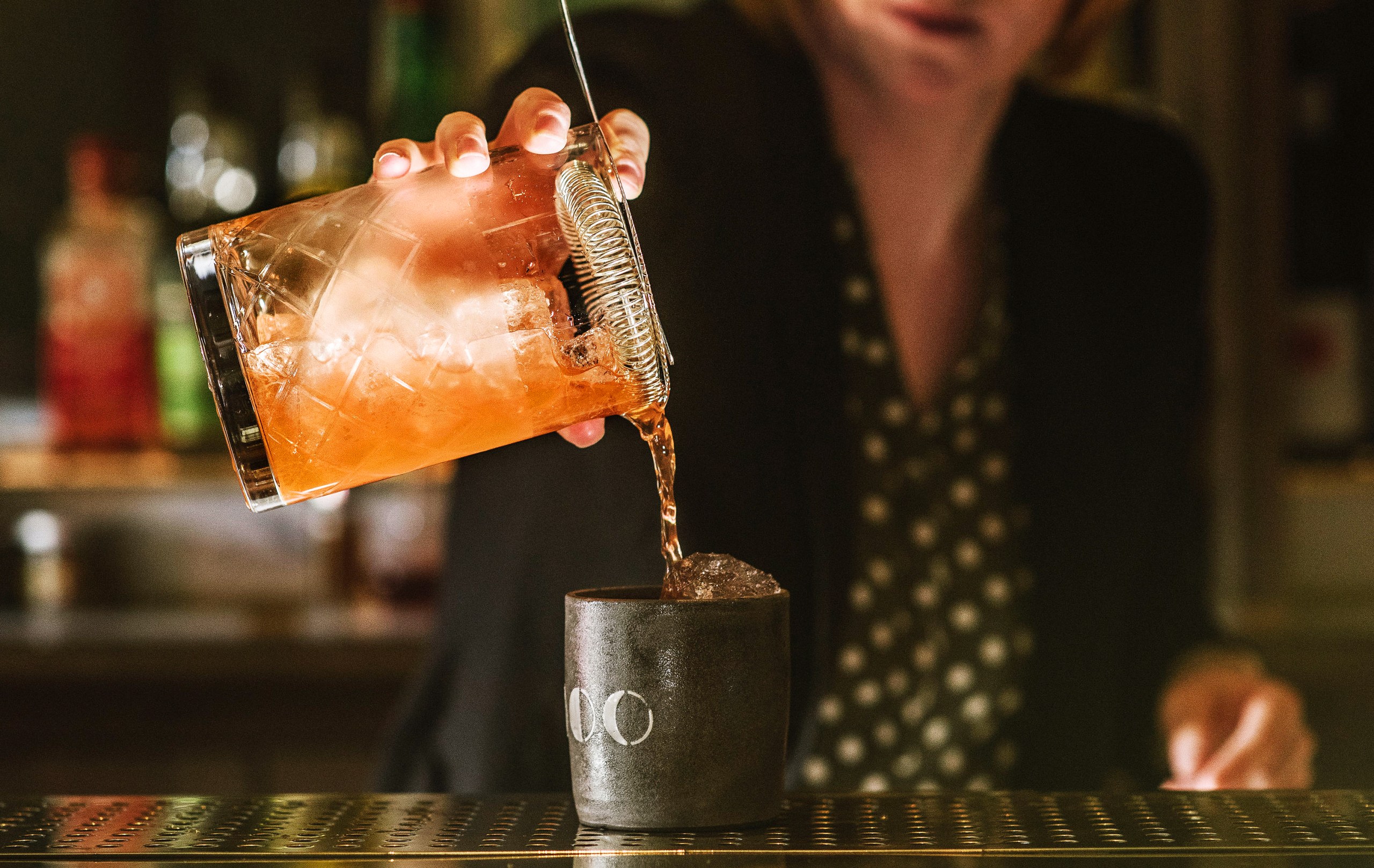 A cocktail at Heckfield Place Hotel in Hampshire